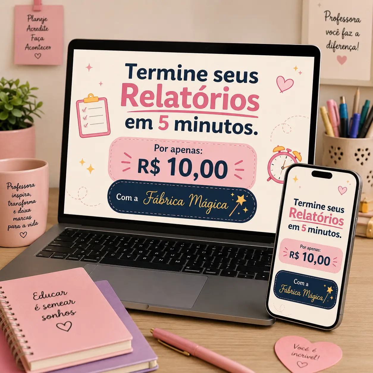 Termine seus relatórios em 5 minutos